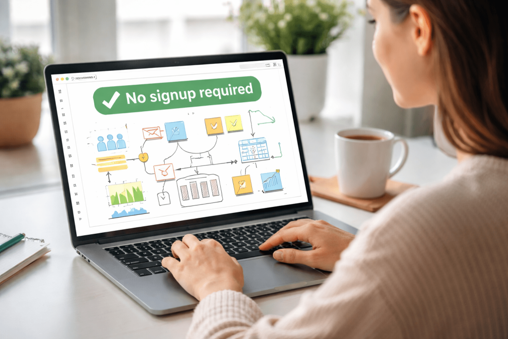 Online Whiteboard no sign up