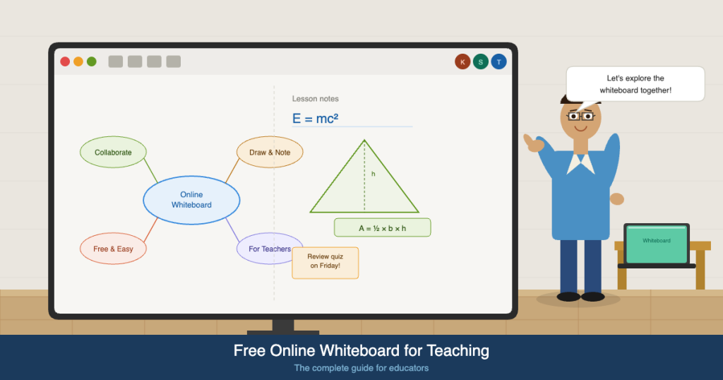 Free Online whiteboard for teachers