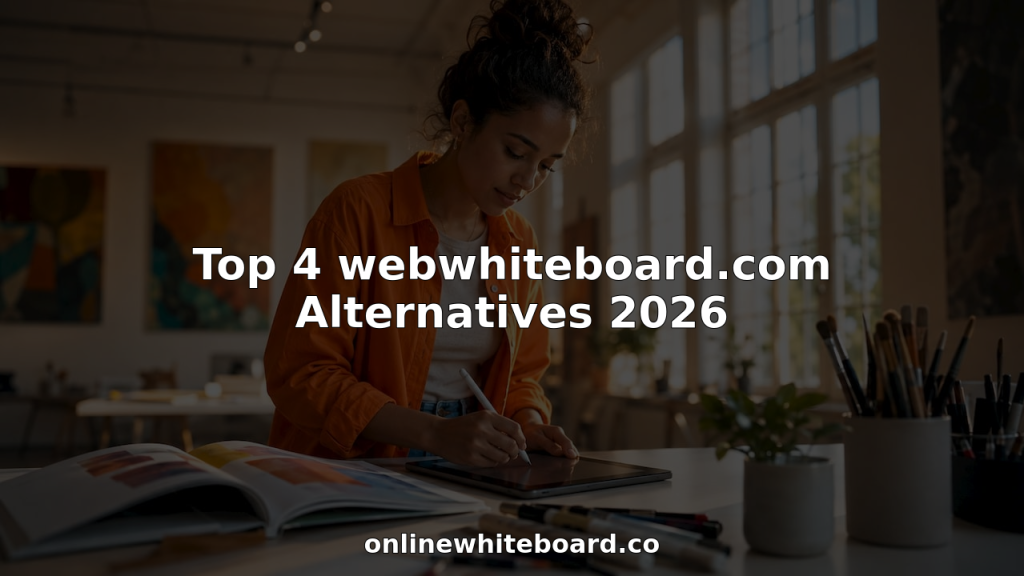 Woman sketching on tablet at desk in home office