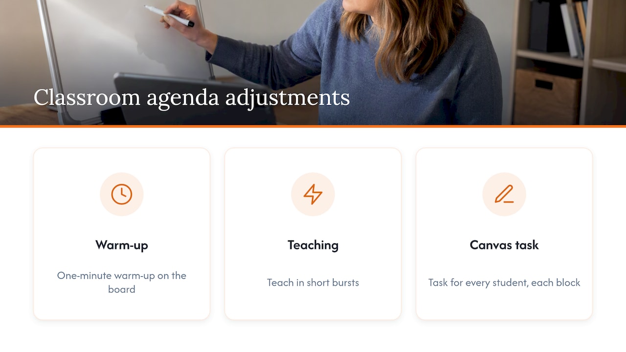 Three teaching adjustments for a virtual workshop